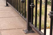 Check exterior railings on balconies and decks Photo